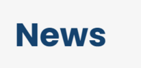 Ein Bildschirmfoto der "News"-Überschrift auf der Startseite