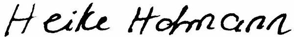 Unterschrift von Heike Hofmann